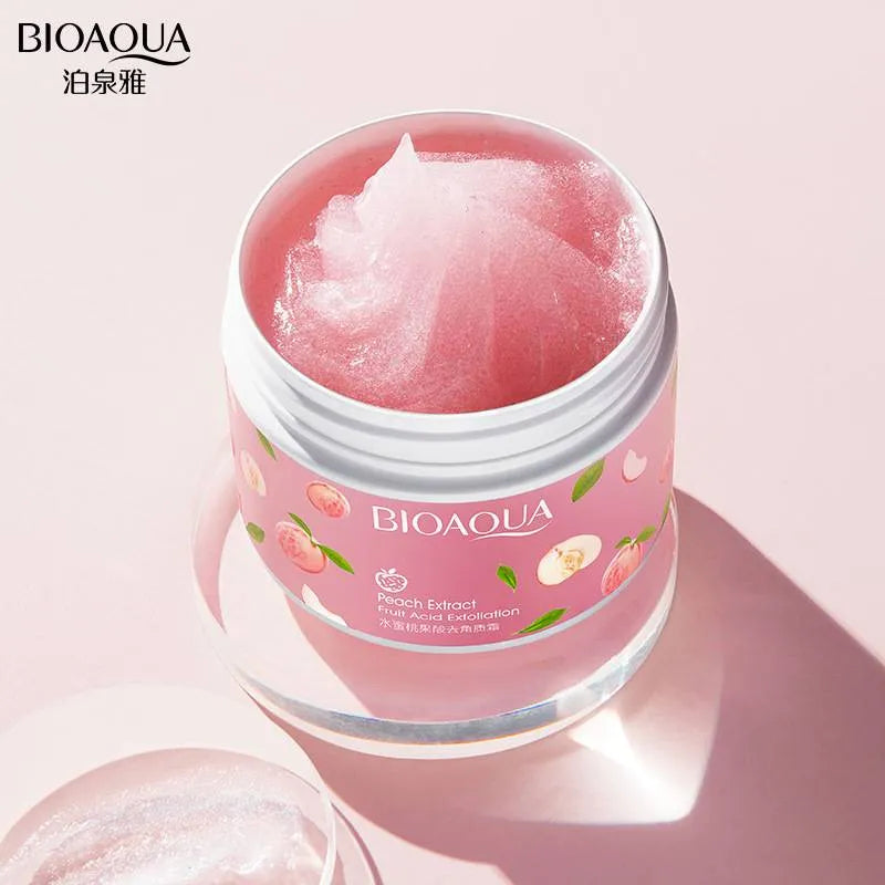 Bioaqua Peach Gel, Remove Dust And Dead Skin- For Mens & Womens Both.