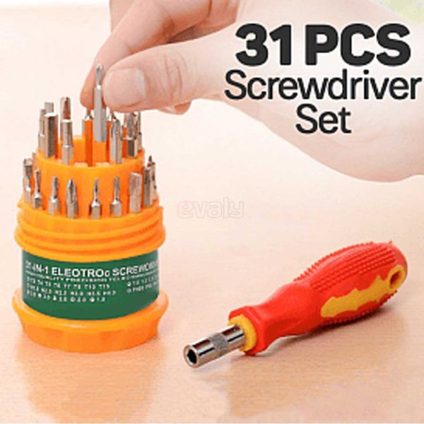 Universal Magnetic Screw Driver Kit 31 In 1